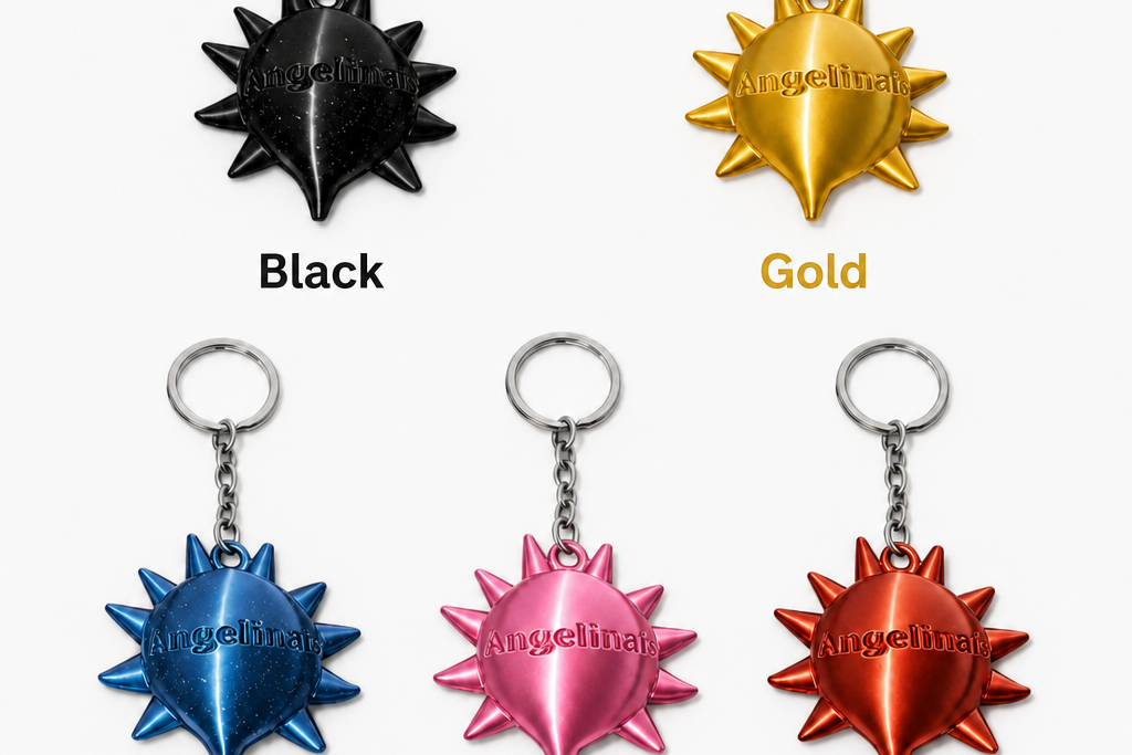 Single Personalized Sun Keychain
